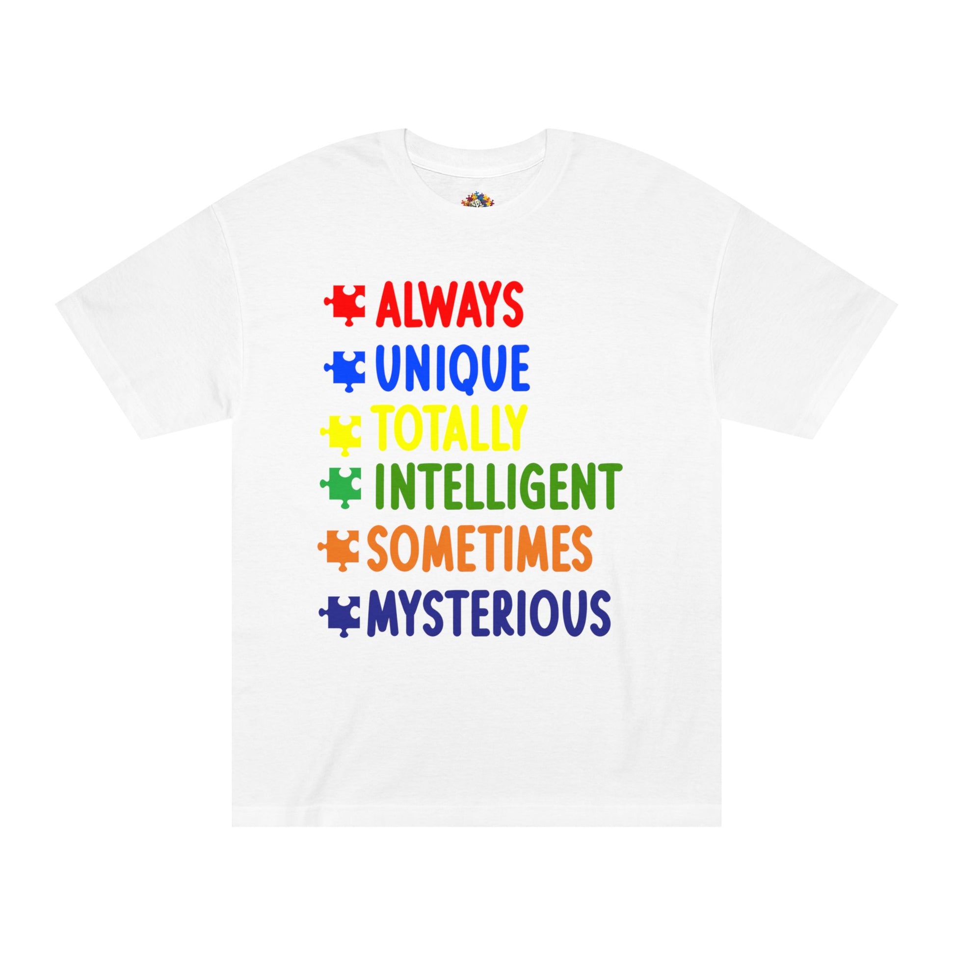 AUTISM Acronym Puzzle Piece Tee - Autism Awareness Shirt, Gift for Special Needs Parents, Positive Vibes [...]
